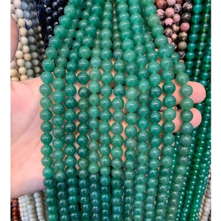 อเวจรีน Aventurine หินโชคลาภการเสี่ยงดวง เส้นยาว เกรด A