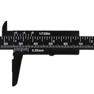 #Ae ไม้บรรทัดพลาสติกวัดคิ้ว Vernier Caliper Caliper 80มม. 0806