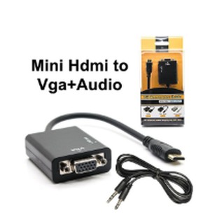 MINI HDMI to VGA +Audio