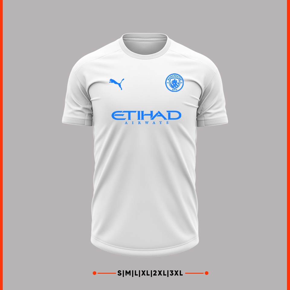 [พร้อมส่ง] เสื้อกีฬาแขนสั้น ลายทีมแมนซิตี้ EPL Jersey Manchester City ...