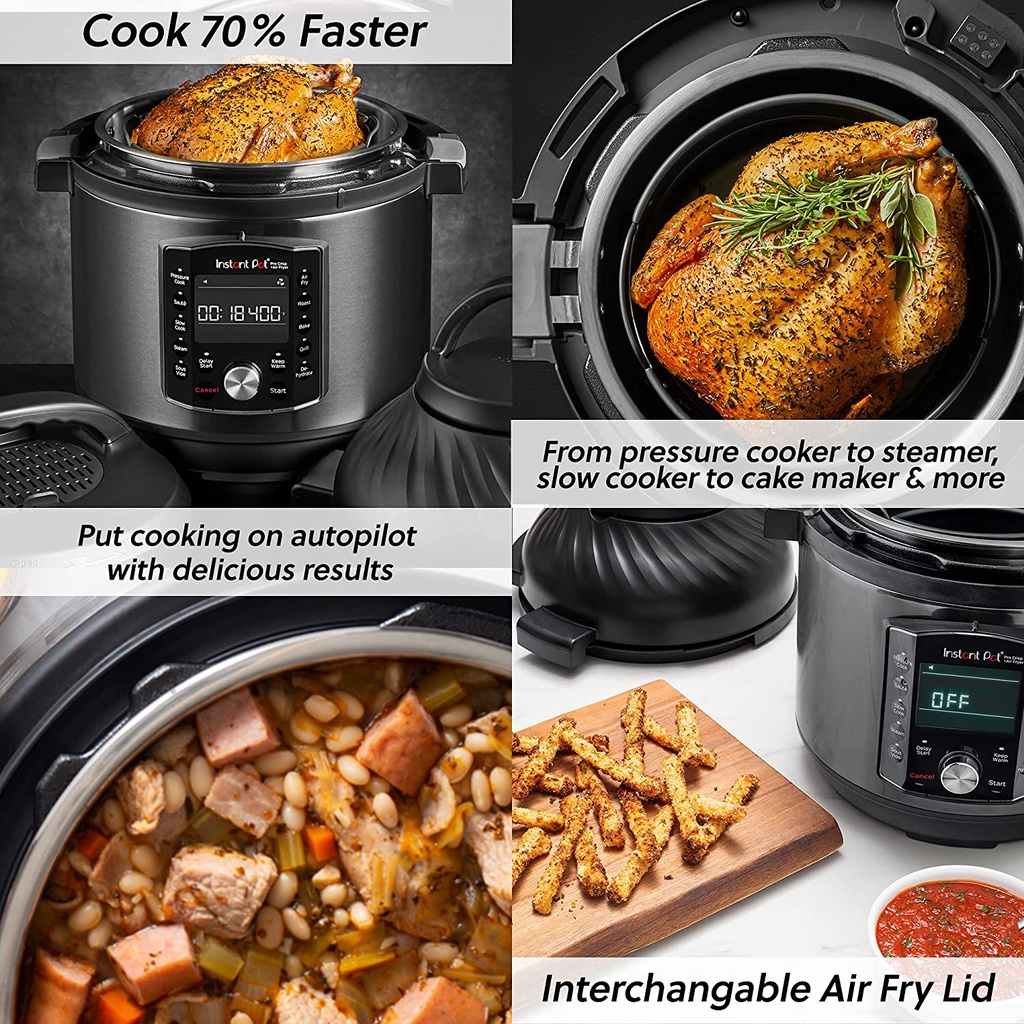 หม้อแรงดันอเนกประสงค์และอบลมร้อน-instant-pot-pro-crisp-11-in-1-multi-pressure-cooker-air-fryer-ใช้ไฟไทย-large-7-6l-8qt