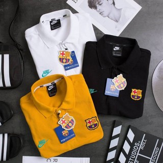 เสื้อโปโลคอปก​ FCB พร้อมส่ง