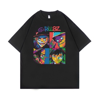 เสื้อยืด ขนาดใหญ่ พิมพ์ลาย Psycho Crucify Gorillaz | สีดํา | เสื้อยืด ขนาดใหญ่ | สไตล์วินเทจ | เสื้อท็อปสามารถปรับแต่งได