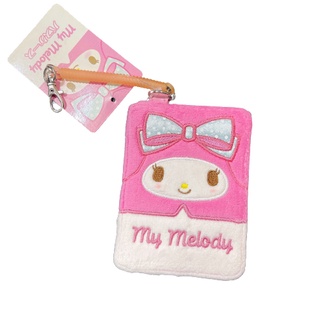 ( Sale !! ) ป้ายใส่บัตร My melody ยืดได้ ของแท้ญี่ปุ่น สินค้ามีตำหนิเล็กน้อย ขายลดราคาค่ะ