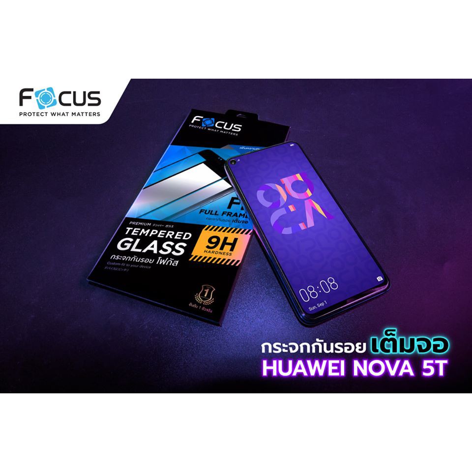 ใหม่-nova7-focus-ฟิล์มกระจกกันรอยเต็มจอ-แบบใส-สำหรับ-huawei-nova-mate-tg-ff-hd
