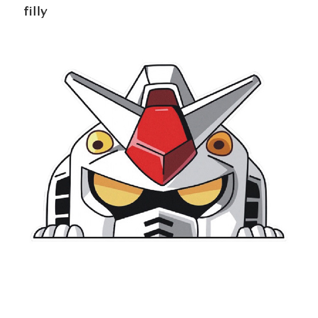 filly-funny-gundam-rx-78-peeking-anime-car-sticker-vinyl-pvc-decal-dfg