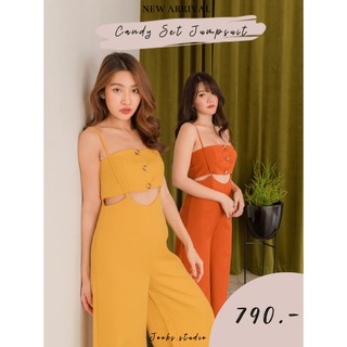 ภาพหน้าปกสินค้าJOOBS CANDY SET JUMPSUIT ที่เกี่ยวข้อง