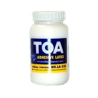 LATEX GLUE TOA 4OZ WHITE กาวลาเท็กซ์ทั่วไป TOA 4 ออนซ์ สีขาว กาวลาเท็กซ์ กาว เครื่องมือช่างและฮาร์ดแวร์ LATEX GLUE TOA 4