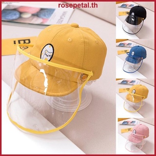 Baby Thin Anti-spitting Protective Hat Multifunctional Windproof Anti-fog Waterproof หมวกกันไวรัส หมวกพลาสติกป้องกันละอ