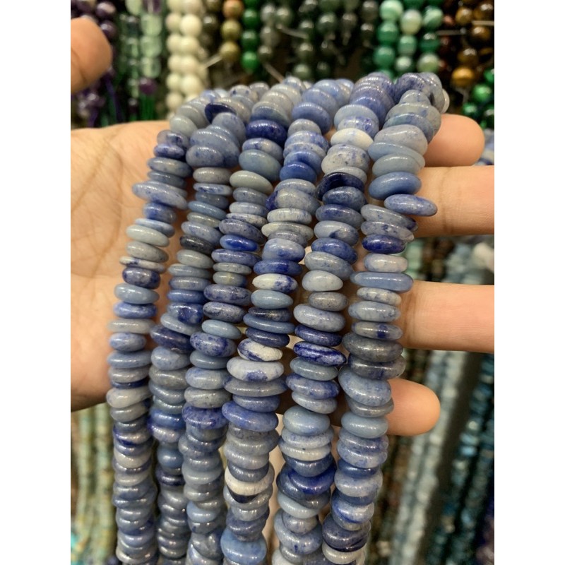 โซดาไลท์-sodalite-ทรงอิสระ-ทรงแบน-เส้นยาว-ขนาดประมาณ-10x3-mm-หินแท้-หินธรรมชาติ