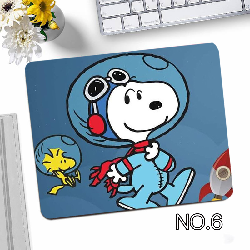 ภาพสินค้าแผ่นรองเมาส์พิมพ์ลายการ์ตูน Snoopy ป้องกันการลื่นสําหรับคอมพิวเตอร์ จากร้าน haohao1.th บน Shopee ภาพที่ 6
