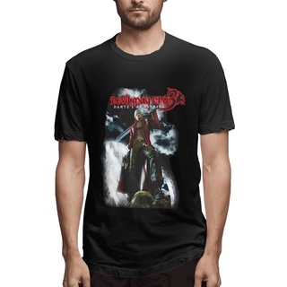 [S-5XL]เสื้อท็อป แบบนิ่ม พิมพ์ลาย Devil May Cry Video Game Adventure Series Dantes สําหรับผู้ชาย