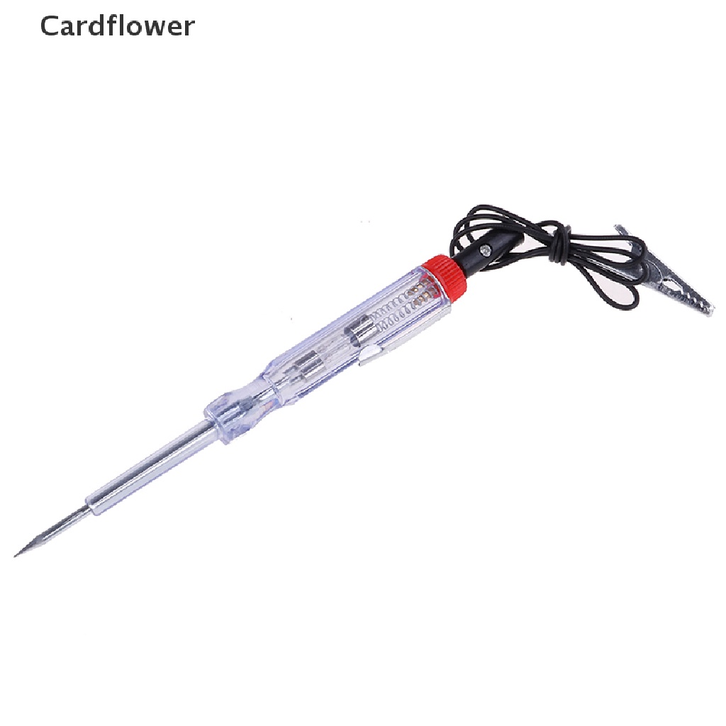 lt-cardflower-gt-เครื่องทดสอบแรงดันไฟฟ้ารถยนต์-สําหรับระบบทดสอบความต่อเนื่อง-6v-24v-dc-เปิด