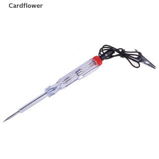 &lt;Cardflower&gt; เครื่องทดสอบแรงดันไฟฟ้ารถยนต์ สําหรับระบบทดสอบความต่อเนื่อง 6V 24V DC
 เปิด