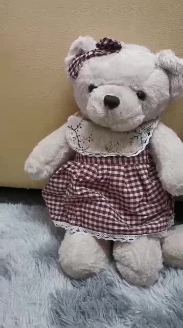 ตุ๊กตาหมีคู่รัก-ตุ๊กตาหมีน่ารัก-ขนาด40cm-teddy-bear-ขนาด-40cm-ใช้มอบในโอกาสพิเศษเป็นของขวัญ