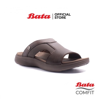ภาพหน้าปกสินค้าBata Comfit บาจา คอมฟิต รองเท้าแตะเพื่อสุขภาพลำลองแบบสวม ใส่ง่ายรองรับน้ำหนักเท้าได้ดี สำหรับผู้ชาย รุ่น Feat สีน้ำตาล 8614050 ที่เกี่ยวข้อง