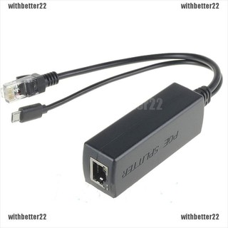 ภาพหน้าปกสินค้า【COD•tter】ตัวแยก Poe อีเธอร์เน็ต 48V เป็น 5V 2A Micro USB ที่เกี่ยวข้อง