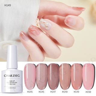 CHARZIEG เจลทาเล็บ สีเจลทาเล็บ(6 ขวด） สีเจล สีทาเล็บเจล ติดทนนาน เม็ดสีแน่น 7.3ml(ต้องใช้เครื่องอบ)