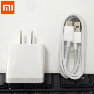 สายชาร์จเร็ว XiaoMi Original USB Charger Adapter QC3.0 18W FastCharger Type-C Cable for Redmi Note7 , Redmi Note8 Mi9 4s