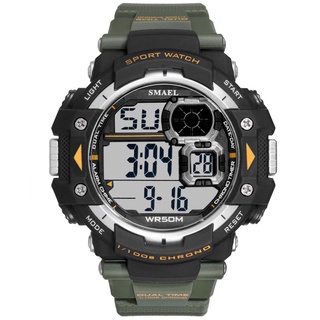 Mens Digital Watches SMAEL Brand LED Men Watch Big Dial Alarm Clock Men Sport Watches Waterproof1379B Men Military Watch