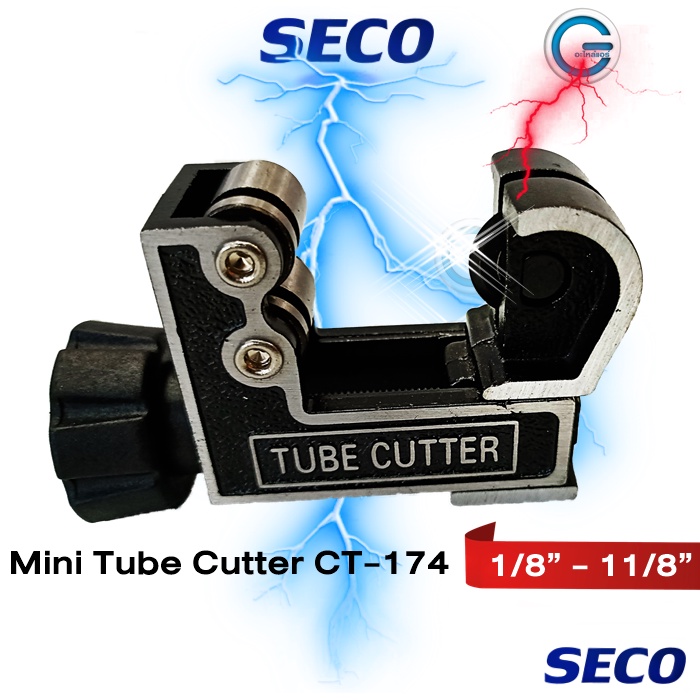 ภาพหน้าปกสินค้าคัตเตอร์ตัดท่อ Mini Tube Cutter SECO CT-174 คัตเตอร์ตัดท่อ Tube Cutter ตัดท่อขนาด 1/8 - 11/8 จากร้าน trueairservice บน Shopee