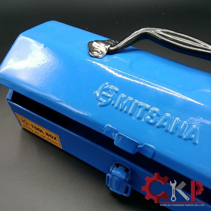 กล่องเครื่องมือ-mitsana-mini-12-ชั้นเดียว-มีสีฟ้า-แดง