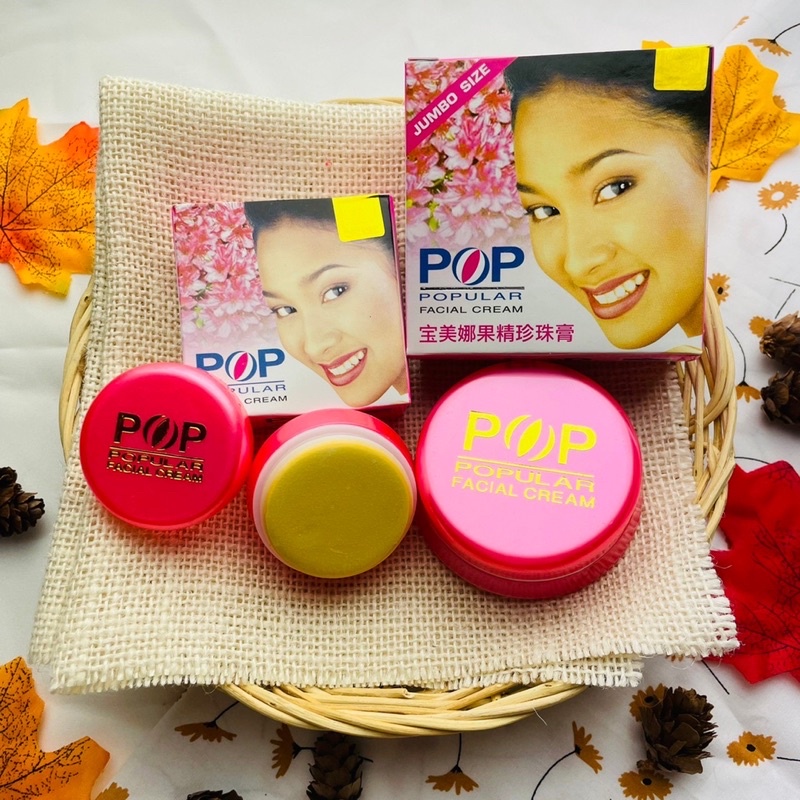 ยกโหลป๊อปใหญ่-ป๊อปใหญ่-12-ชิ้น-ครีมป๊อป-pop-popular-facial-cream-ป๊อปชมพู-ครีมทาหน้า-ของแท้