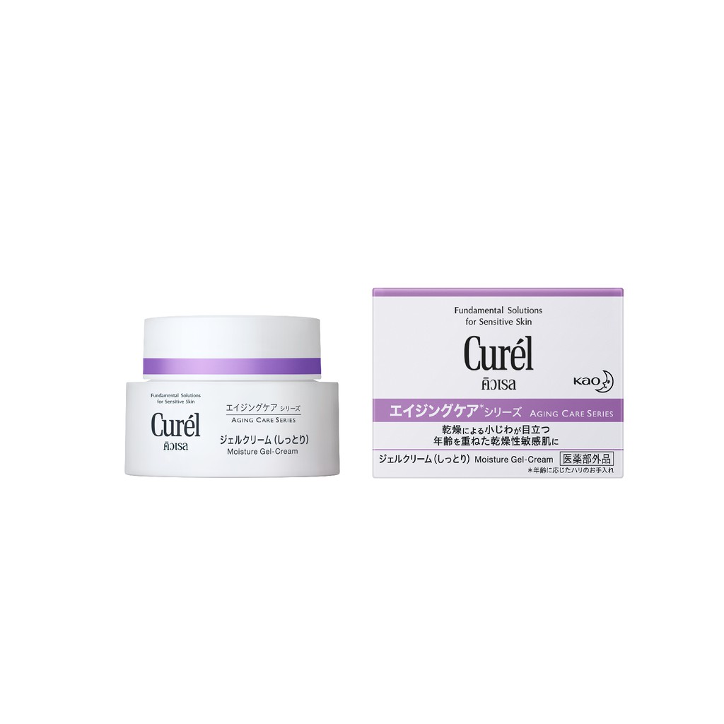 curel-aging-care-series-moisture-gel-cream-40g-คิวเรล-เอจจิ้ง-แคร์-ซีรีส์-มอยส์เจอร์-เจล-ครีม-40-กรัม