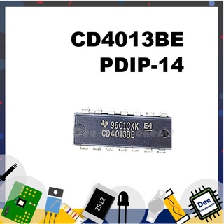 CD4013B Logic - IC PDIP-14  3 - 18  V -55°C TO 125°C CD4013BE TEXAS INSTRUMENTS 10-4-9