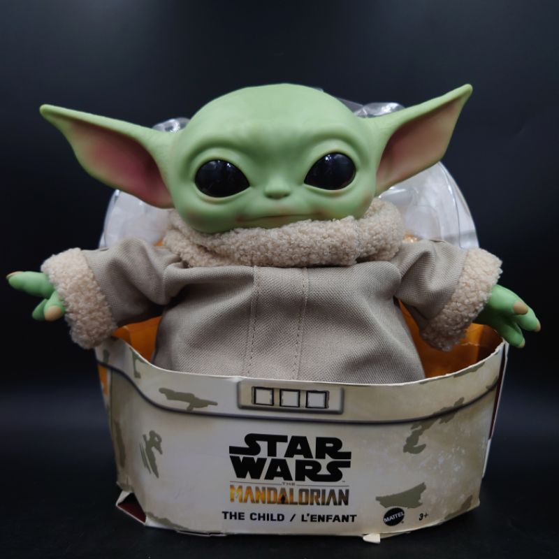 พร้อมส่ง-โมเดล-baby-yoda-ตัวใหญ่-27-cm-งานสวยมากๆ-หัวเป็นงาน-soft-เสื้อทำจากผ้านุ่ม-น่ารักสุดๆไปเลย-ราคาถูก