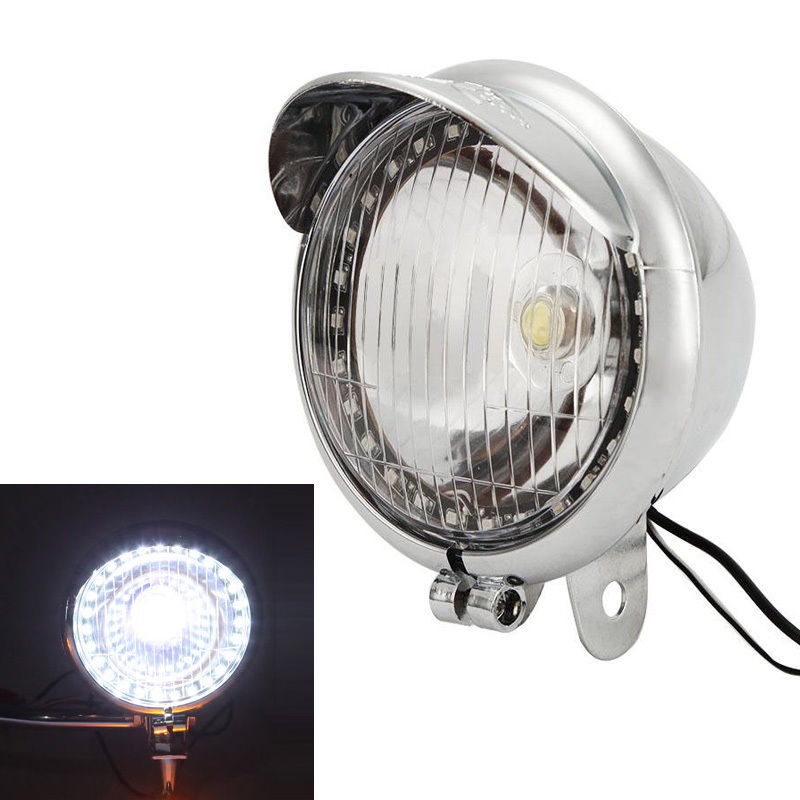 Motorcycle LED Angel Eye Headlight Fog Light For Honda VTX 1300 C R S