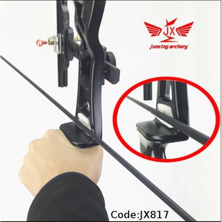 **พร้อมส่ง** 5x (ที่วางลูกธนู) ธนู Plastic Archery Arrow Rest RH for Recurve Bow Junxing Code:JX817 Color: TRANSPARENT