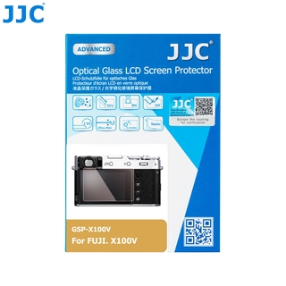สินค้า JJC ป้องกันรอยขีดข่วนกระจกนิรภัยกล้องป้องกันหน้าจอสำหรับ FUJIFILM X100V XT4 กล้อง Mirrorless 0.01 \"บางเฉียบ 2.5D รอบขอบ