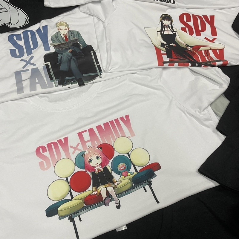 เสื้อยืด-spy-x-family-anime-เสื้อยืดแอนิเมะ-ผู้ใหญ่-และ-เด็ก