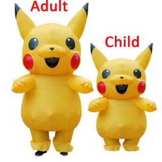 รูปภาพขนาดย่อของชุดคอสเพลย์เด็กลาย Pokemon Pikachu กันน้ำ คอสเพลย์ เซอไพร์ น่ารักมากลองเช็คราคา