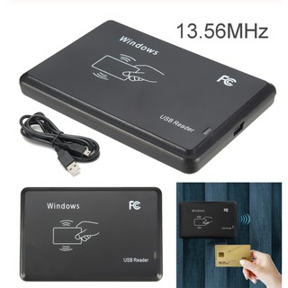 เครื่องอ่านการ์ดอัจฉริยะ 13.56MHZ USB M ifare RFID 14443A พร้อมสาย USB