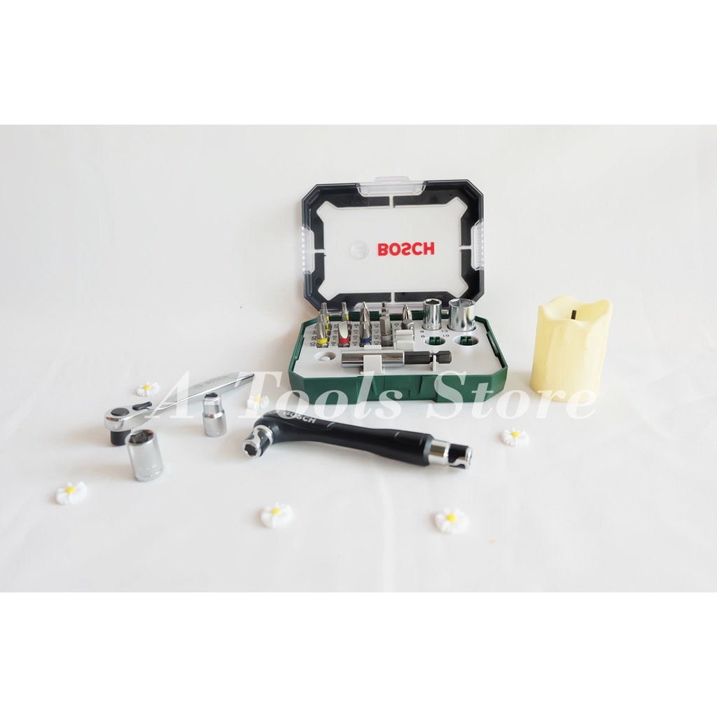 bosch-ชุดไขควง-27-ชิ้น-บ๊อซ-2607017392-ชุดเครื่องมือไขควง-angle-driver-extra-ส่งเร็ว-ของแท้100