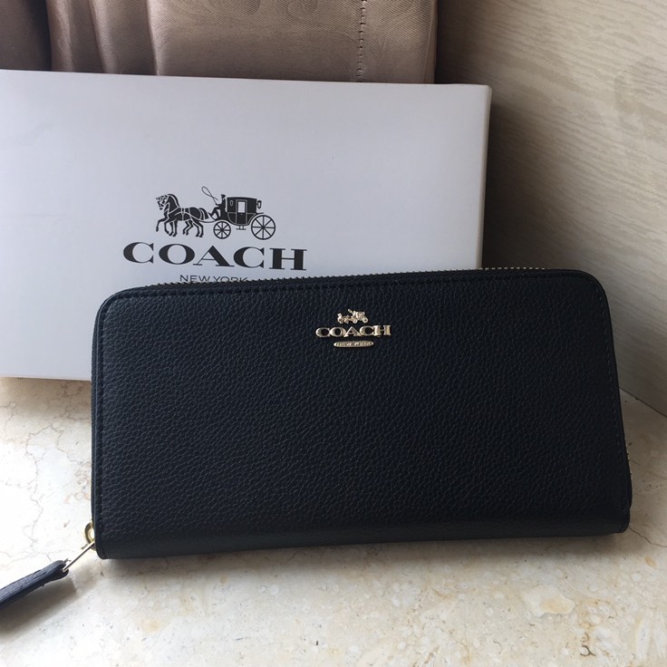 coach-f16612-กระเป๋าสตางค์-กระเป๋าซิป-กระเป๋ายาว-รูปแบบข้ามรูปไม้จิ้มฟัน-กระเป๋าสตรี