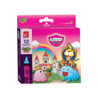 Master Art มาสเตอร์อาร์ต สีเทียน ขนาดจัมโบ้ 12 สี จำนวน 1 กล่อง