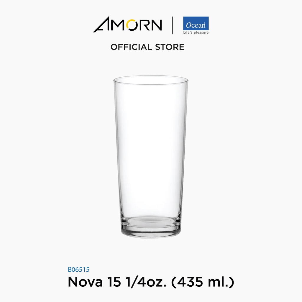amorn-ocean-b06515-nova-บรรจุ-6-ใบ-แก้วโนวา-ดริ๊งเเวร์-โอเชี่ยนกลาส-15-oz-435-ml
