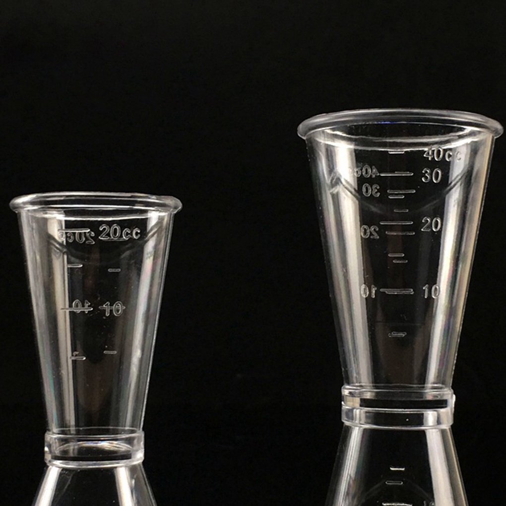ff86-double-clear-jigger-ounce-cup-plastic-resin-milk-tea-coffee-mixing-oz-scale-measuring-cup-home-bar-applies