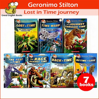 พร้อมส่ง Geronimo Stilton Journey Through Time Series (7 Books) ปกแข็ง Hardcover กระดาษมันอย่างดี จาก Scholastic