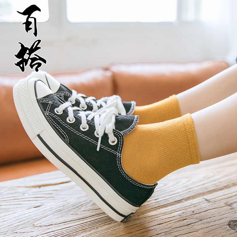 ภาพสินค้าKafu D332 ถุงเท้าผ้าฝ้าย ข้อสั้น สีพื้น สําหรับผู้ชายและผู้หญิง จากร้าน kafu88.th บน Shopee ภาพที่ 3