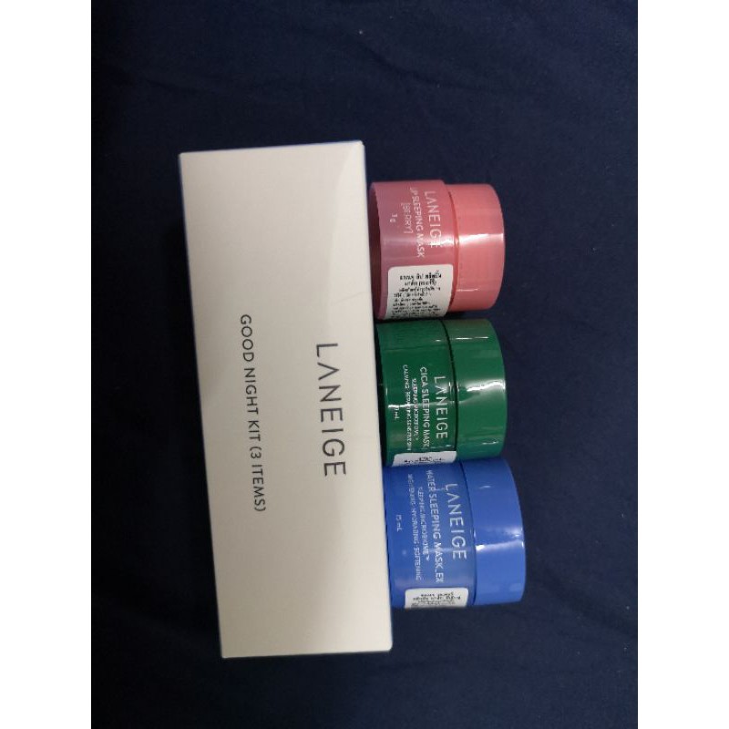 Laneige Good Night Kit (3 Items) ชุดมาส์กนอน 3 ชิ้น (ขนาดทดลอง ...