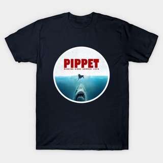 เสื้อยืดผ้าฝ้ายพิมพ์ลายขายดี เสื้อยืด พิมพ์ลาย Jaws Pippet สําหรับผู้ชาย และผู้หญิง