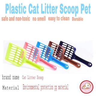 สินค้า 🐾Kitty Pet🐾 Plastic Cat Litter Scoop Pet Sand Waste Scooper Shovel Hollow Cleaning Tool ครอกแมว