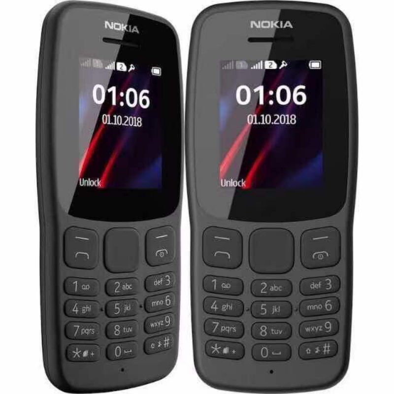 nokia-106-2019-โทรศัพท์มือถือราคาถูกที่สุดรองรับการ์ดคู่รองรับภาษาไทยและเงินสด-สามารถใช้-ais-dtac-true-4gได้