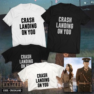 Crash Landing On You เสื้อยืดดราม่าเกาหลีและ Croptop หลวม ( ท็อปส์ซูเกาหลีสําหรับผู้หญิงอินเทรน P3,