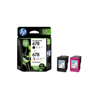 โปรโมชั่น : HP 678  Black  Tri-color Ink Cartridge Combo 2-Pack HP Deskjet 2645  4645  1515  2515  2545  3545  4515