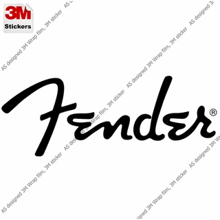 เฟนเดอร์ กีตาร์ สติ๊กเกอร์ 3M ลอกออกไม่มีคราบกาว Fender guitar Removable 3M sticker, สติ๊กเกอร์ติด รถยนต์ มอเตอร์ไซ